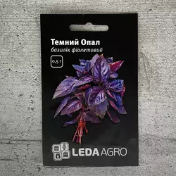 Базилік фіолетовий Темний Опал 0,5 г насіння пакетоване Leda Agro