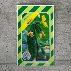 Огірки партенокарпічні Артист F1 10 шт насіння пакетоване Агропак