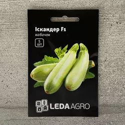 Кабачок Іскандер F1 5 шт насіння пакетоване Leda Agro