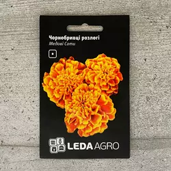 Чорнобривці розлогі Медові Соти 0,2 г насіння пакетоване Leda Agro