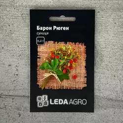 Суниця Барон Рюген 0,2 г насіння пакетоване Leda Agro