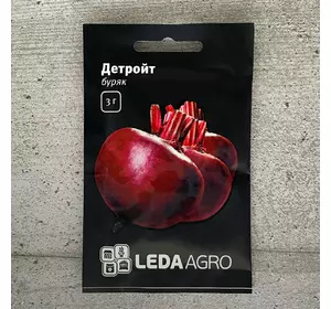 Буряк Детройт 3 г насіння пакетоване Leda Agro