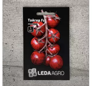 Томат високорослий Тайгер F1 5 шт насіння пакетоване Leda Agro