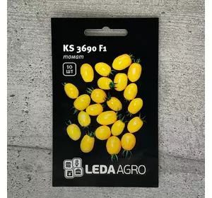 Томат низькорослий KS 3690 F1 10 шт насіння пакетоване Leda Agro