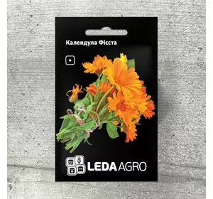 Календула лікарська Фієста 0,5 г насіння пакетоване Leda Agro
