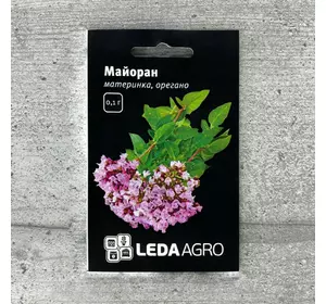 Орегано Майоран 0,1 г насіння пакетоване Leda Agro